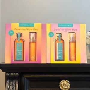 Moroccanoil Good-to-Glow Duo. Moroccanoil Treatment + night serum